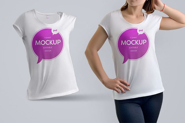 Download Mais de 25 Mockups de Camiseta PSD Gratuito para Download